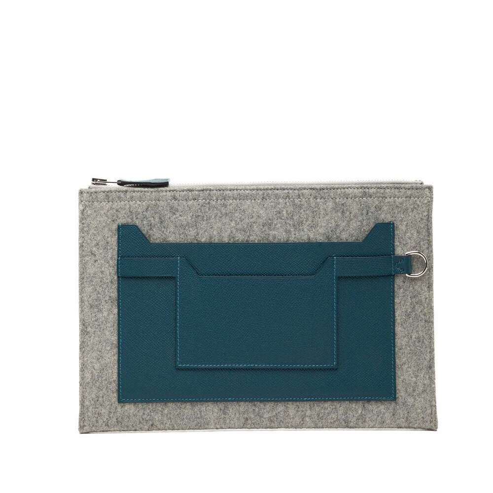 Pre-Loved Hermes Epsom and Felt Toodoo 29